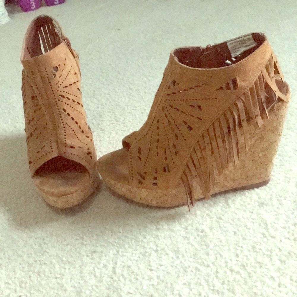 Not Rated brand wedges, size 8